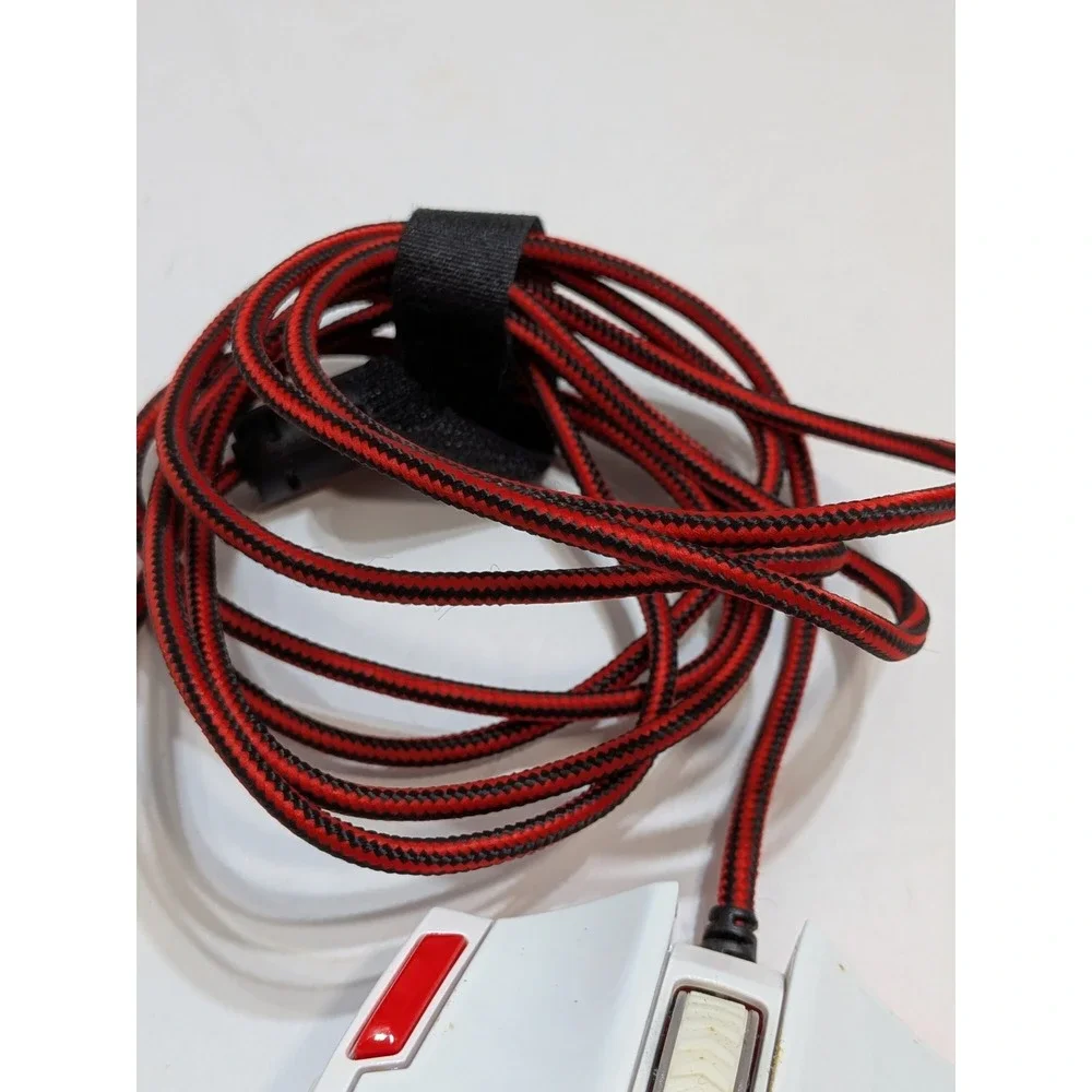 Redragon Gaming Mouse Unisex OS White Good M801 Mammoth 16400 DPI Wired Laser